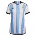 Maillot de foot Argentine Domicile vêtements Femmes Monde 2022 Manches Courtes